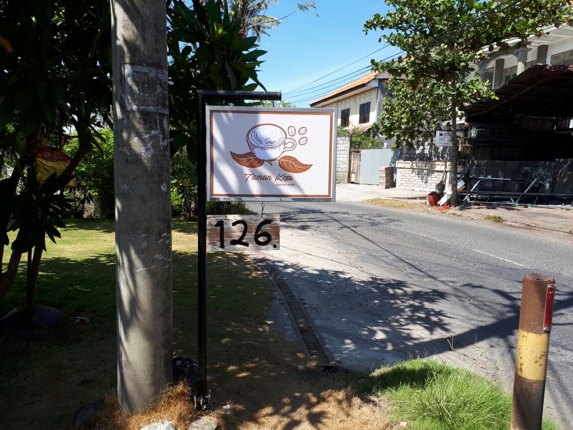 Papan nama TAMAN KOPI Papan nama TAMAN KOPI